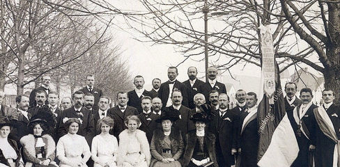 MGV anno 1911 im Bottenhofer Garten