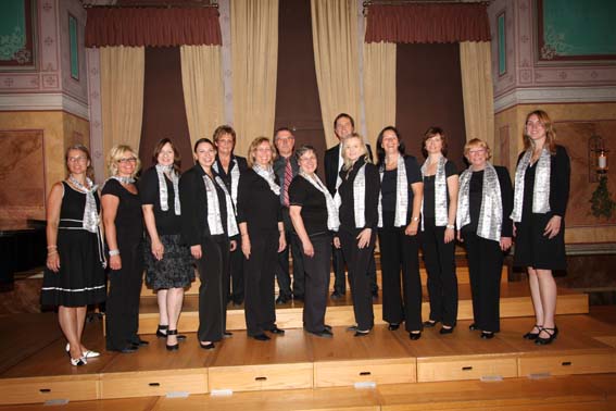 Gruppenbild: Vocal-Ensemble