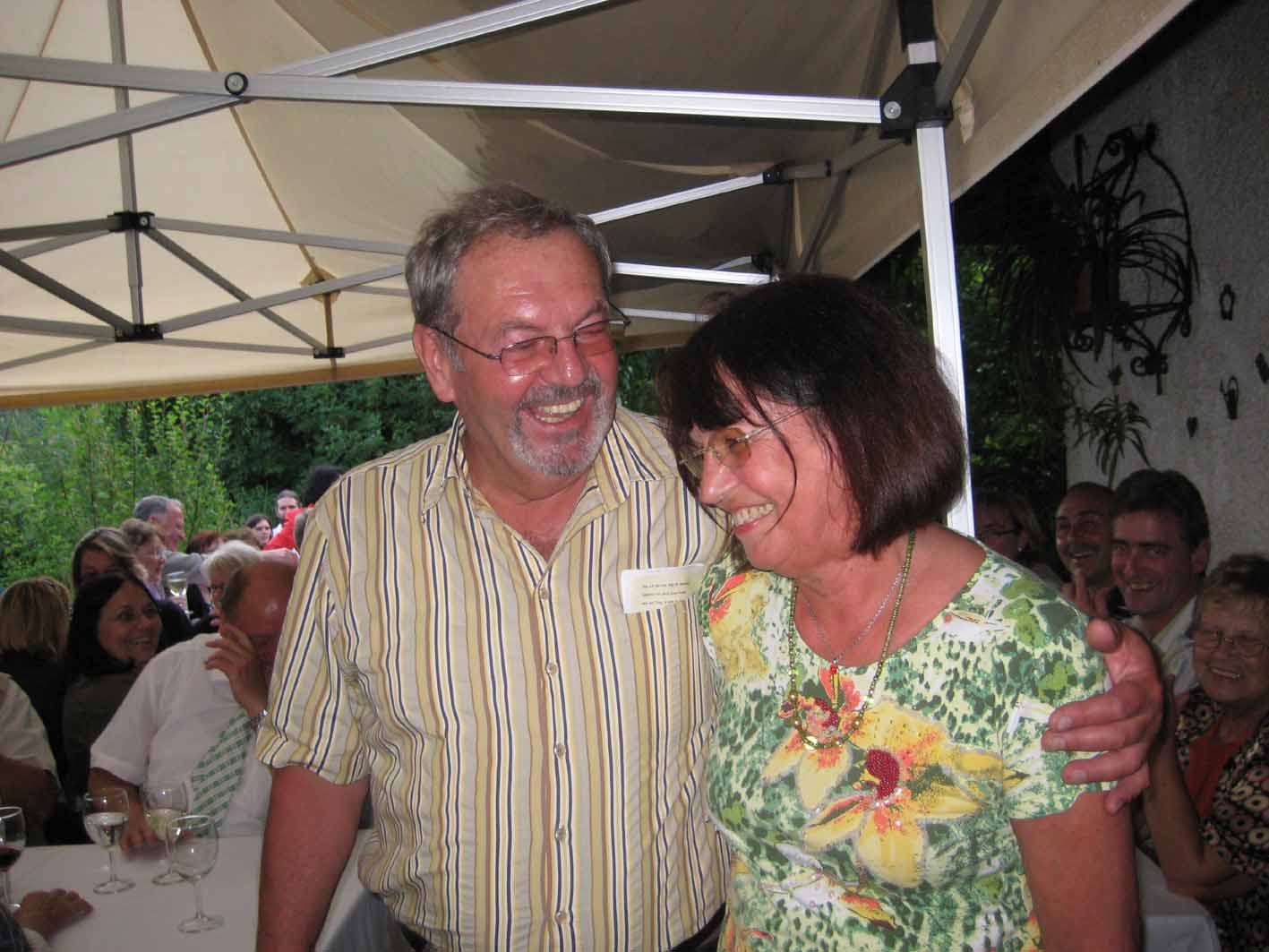 Manfred Kindler mit Frau Jutta