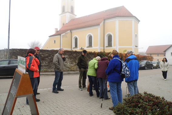 Sammlung zum Abmarsch nach Hause