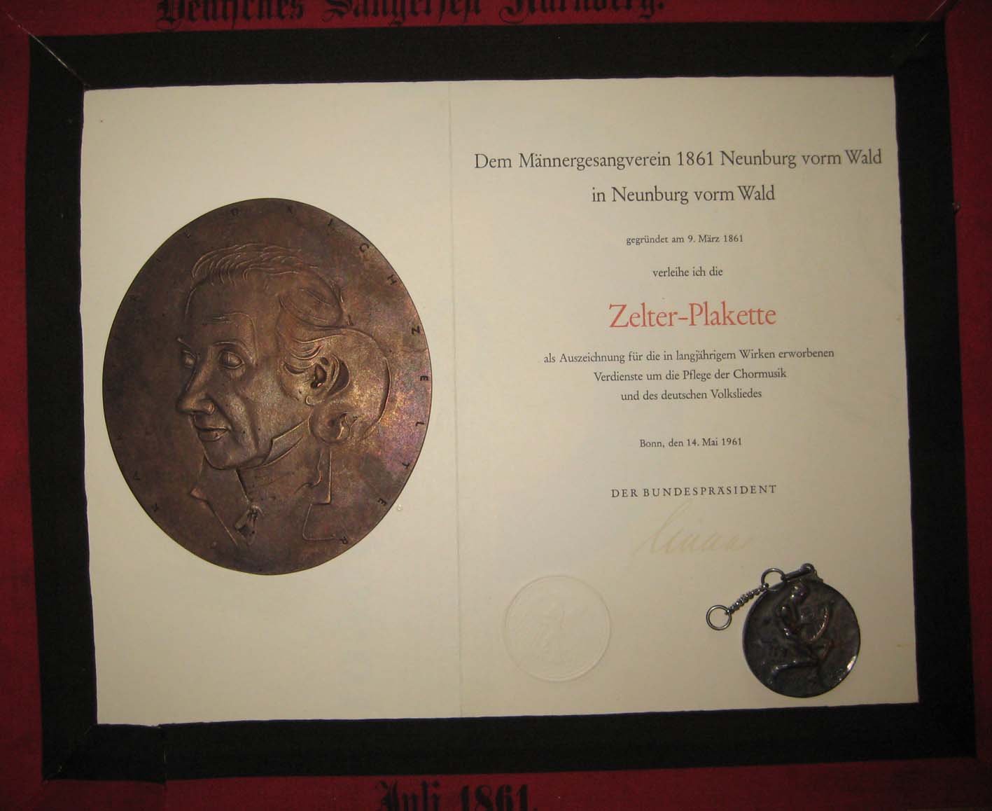 Zelter-Plakette